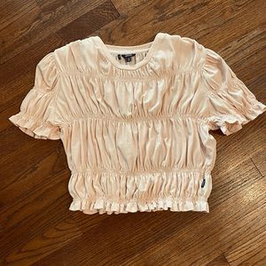 Buffalo David Bitton smocked crop top